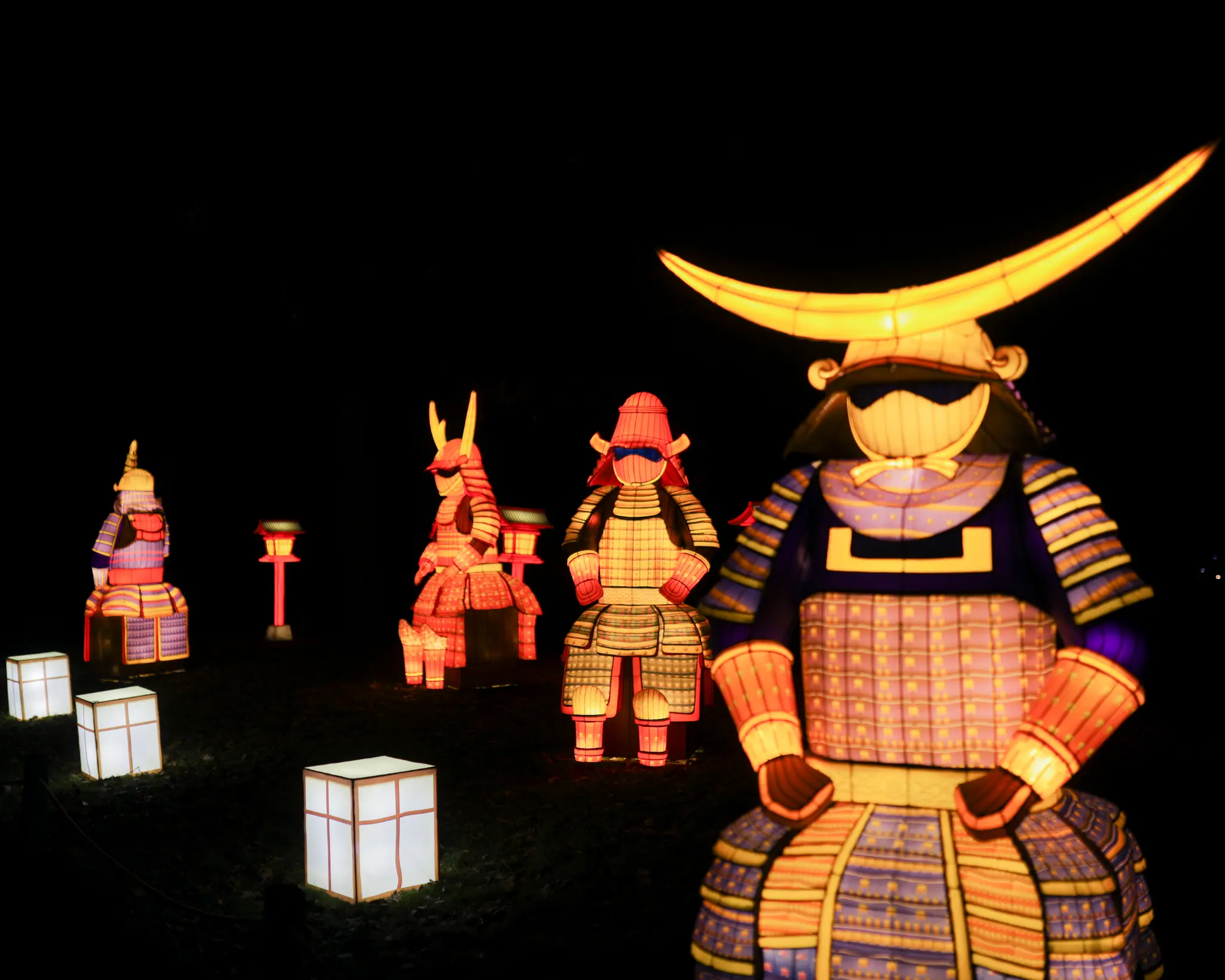 Lanternes de samouraïs dans l’édition Le Japon en Lumières