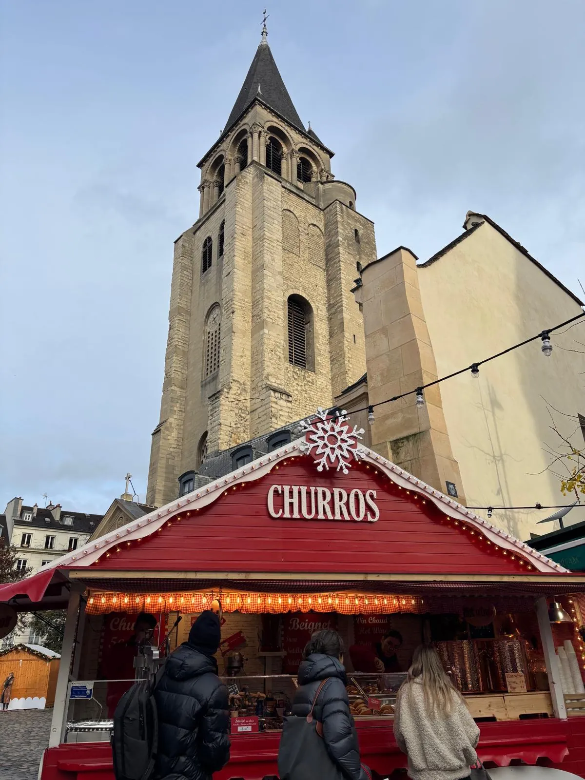 Chalet du marché de Noël de Saint-Germain-des-Prés