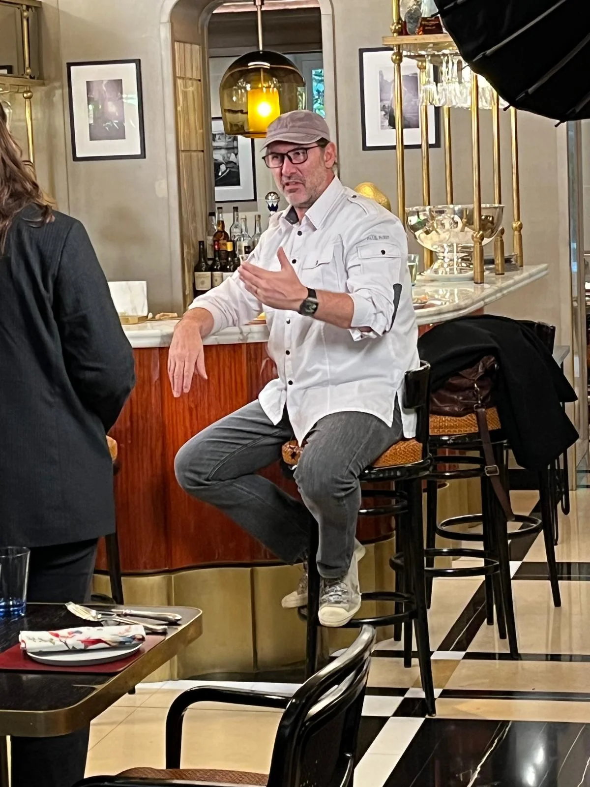 Chefs photographiés lors d’un événement culinaire.