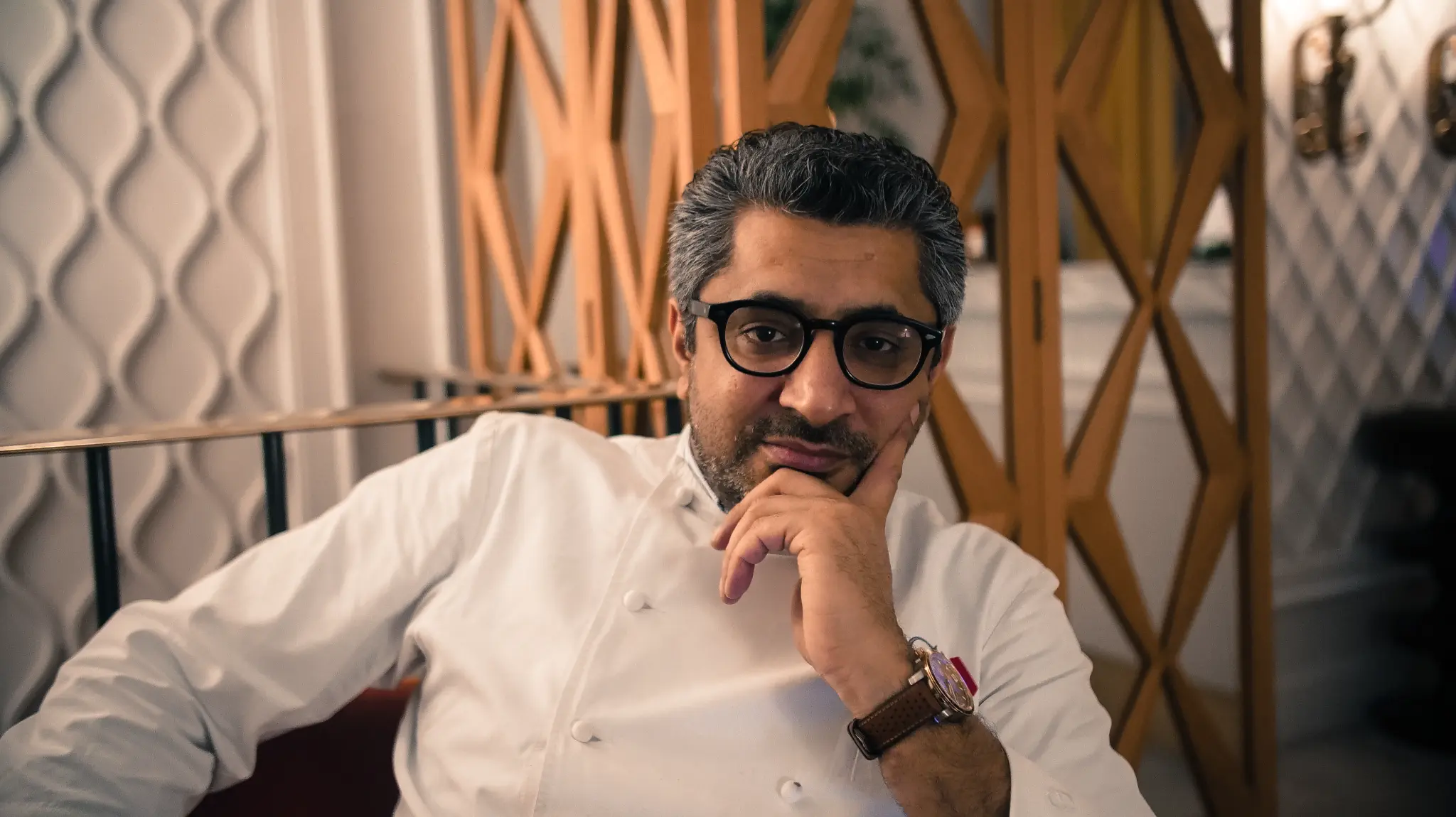Portrait du chef Sylvestre Wahid