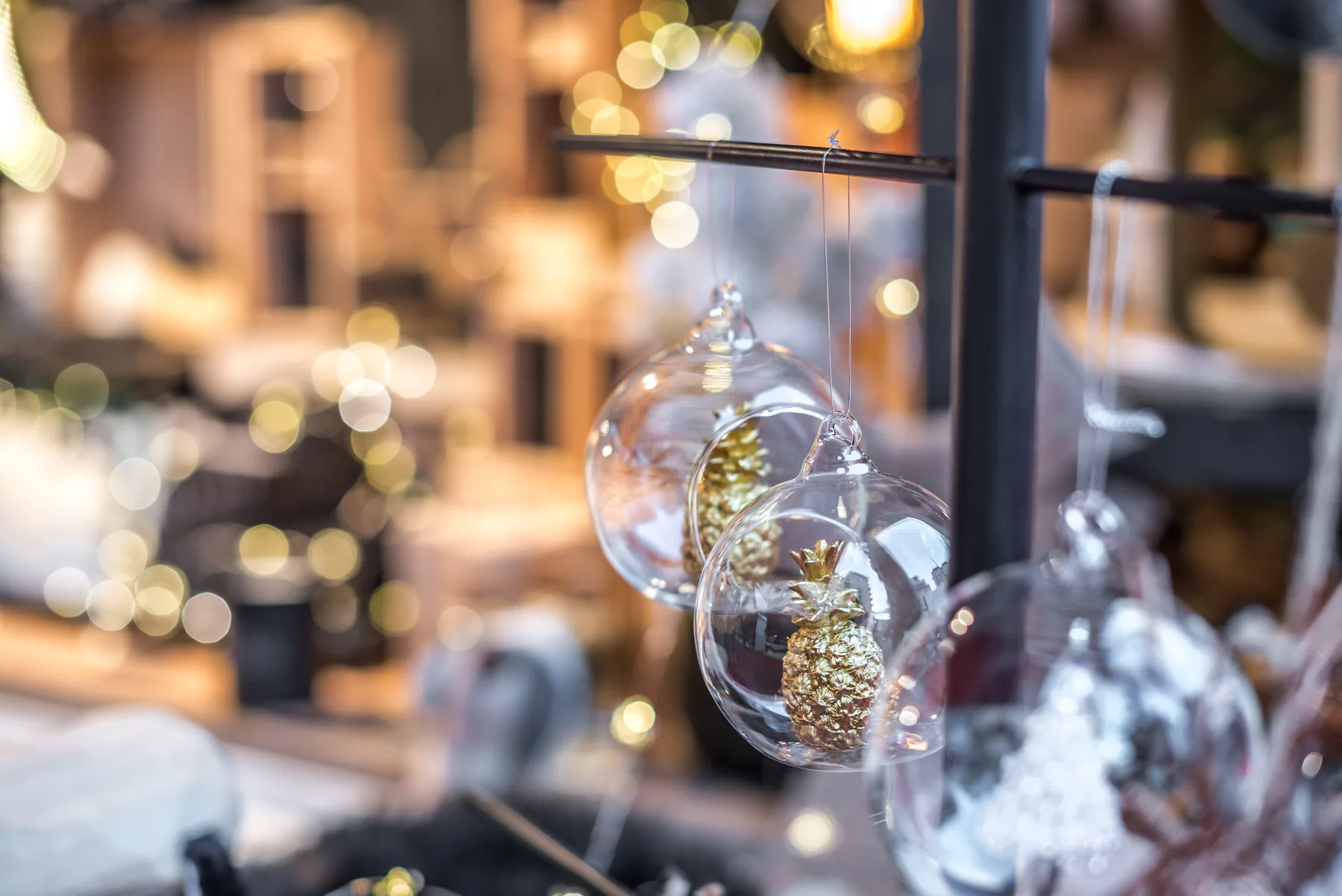 Décor du marché de Noël de Saint-Germain-des-Prés lors d’une édition passée